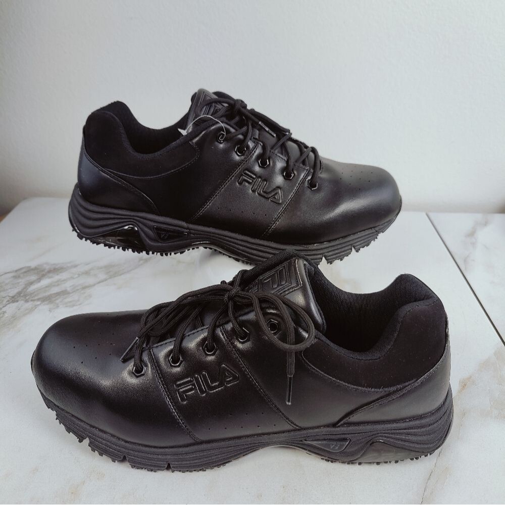 EUC Fila Men's Memory Reckoning 7 Work Slip Resistant Steel Toe Running Shoe, 12 - Picture 3 of 9